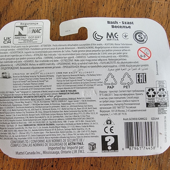 Thomas & Friends Bare Metal Bash Push Along Train Engine Brand New - Picture 3 of 3